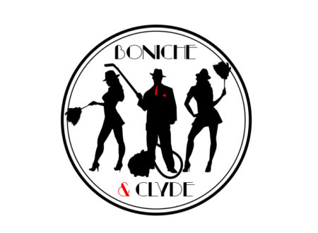 Création d'un logo original et amusant pour la société de nettoyage Boniche and Clyde.