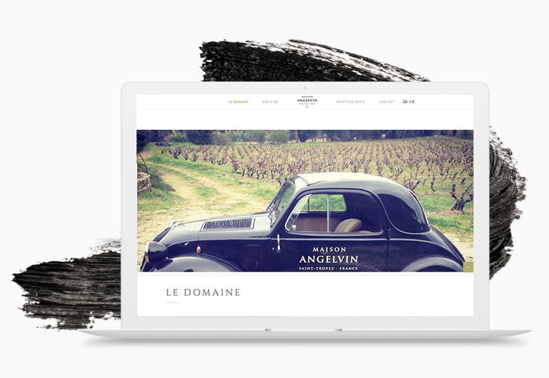 creation-site-Internet domaine viticole sainttropez